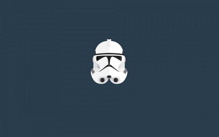 Stormtrooper helmet from Star Wars
