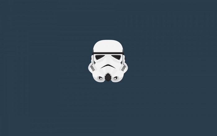 Stormtrooper helmet from Star Wars