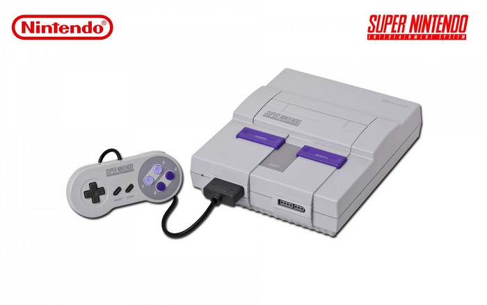 Nintendo Super Nintendo Entertainment System console and controller