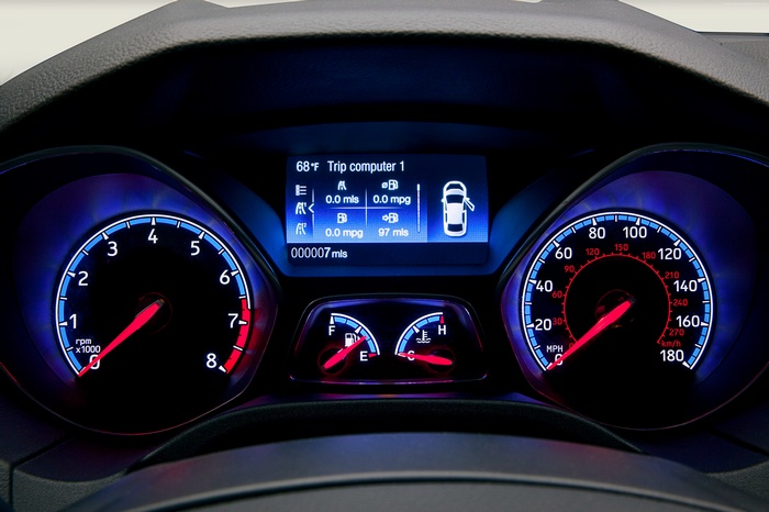 Ford Focus RS 2016 dashboard