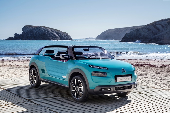 Citroen Cactus M concept car on a beach