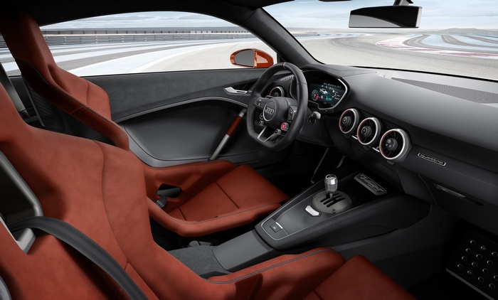 Audi TT Clubsport Turbo concept car interior