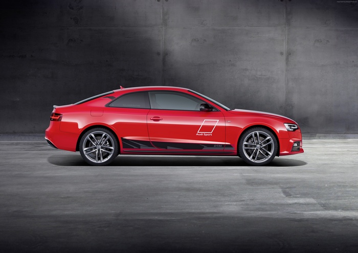 Red 2016 Audi Sport DTM Selection A5 Coupe