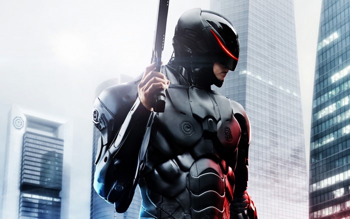 RoboCop in a futuristic city