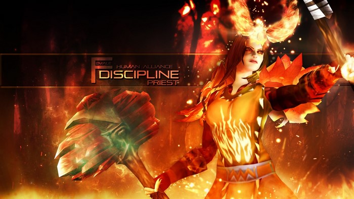 Female Human Discipline Priest from World of Warcraft
