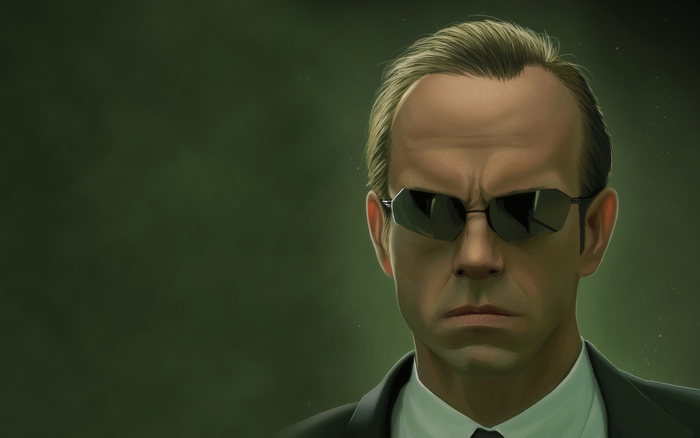 Agent Smith from The Matrix artwork