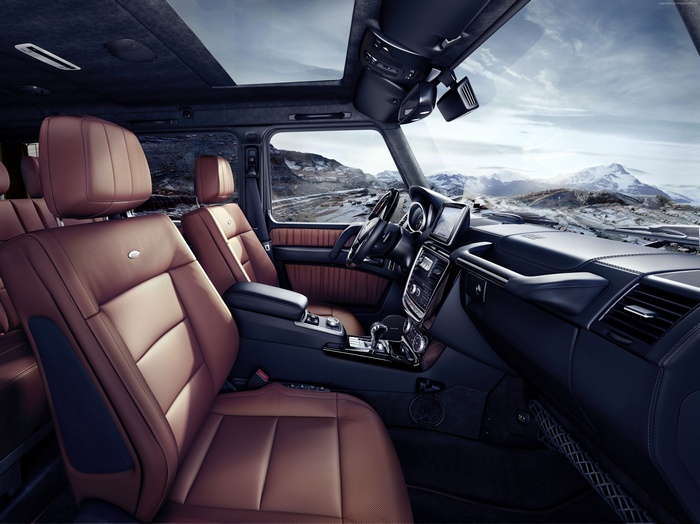 luxury cars, Mercedes-Benz G 500, SUV, interior, Mercedes, G-Class, off-road