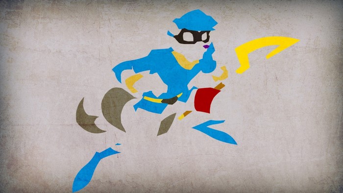 Sly Cooper stylized illustration