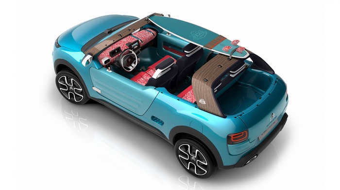 Citroen Cactus M concept car with surfboard