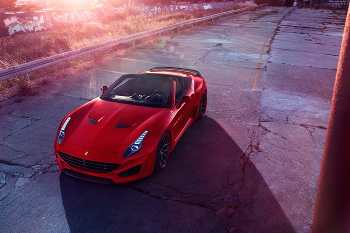 Red Novitec Rosso Ferrari California T N-largo Convertible