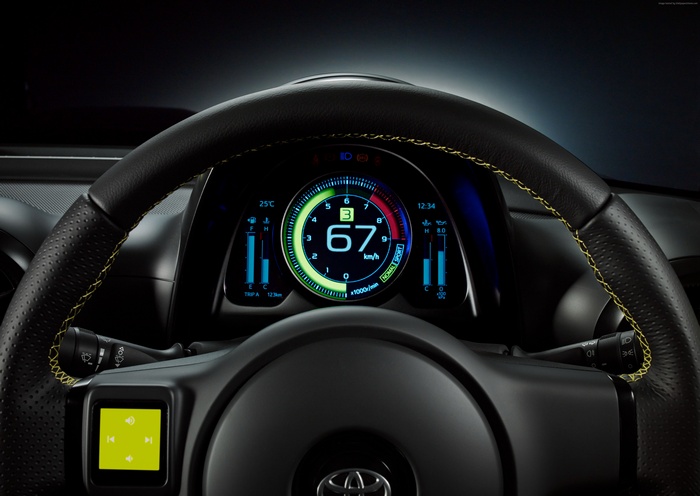 Toyota S-FR sports car dashboard