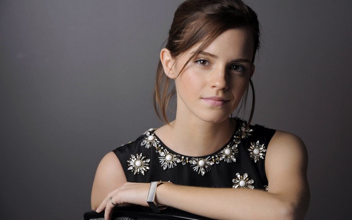 Emma Watson posing for a photo shoot