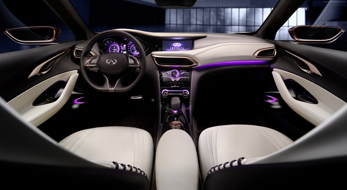 Infiniti Q30 Interior at Frankfurt 2015