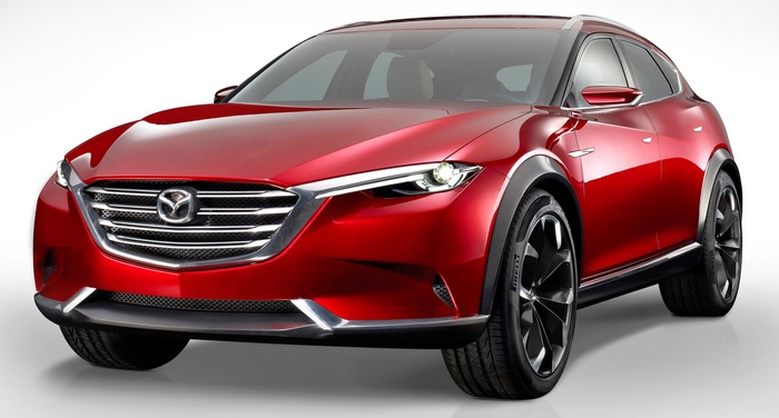 Red Mazda Koeru Crossover Concept Car