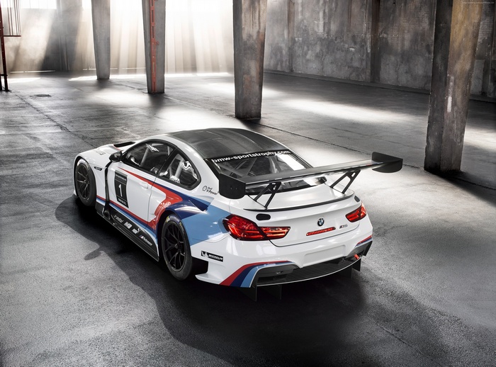 BMW M6 GT3 race car at Frankfurt 2015