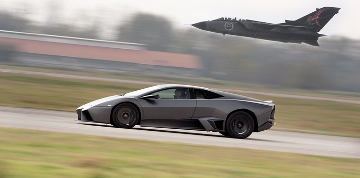 Lamborghini Reventon and Tornado Jet