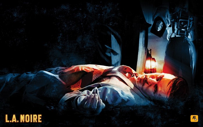 L.A. Noire: A dead body at a crime scene