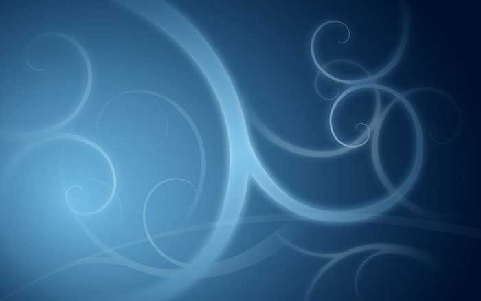 Abstract blue swirls and lines