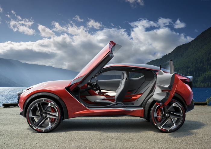 Nissan Gripz concept car with doors open