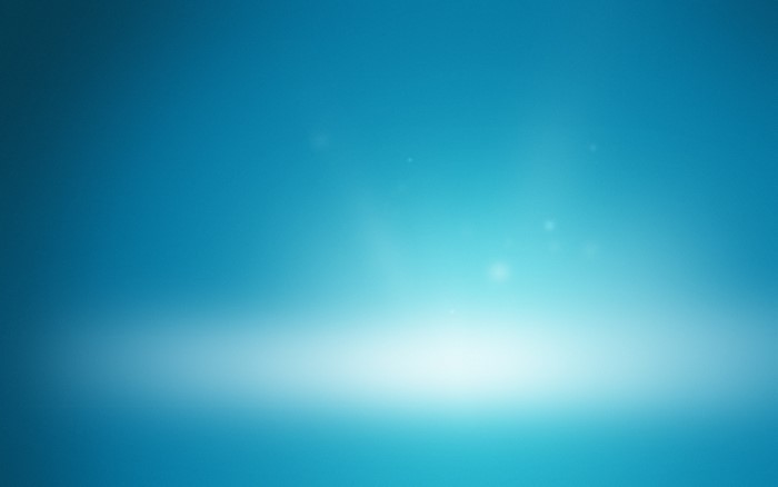 Abstract Blue Horizon with Soft Sunlight Glow
