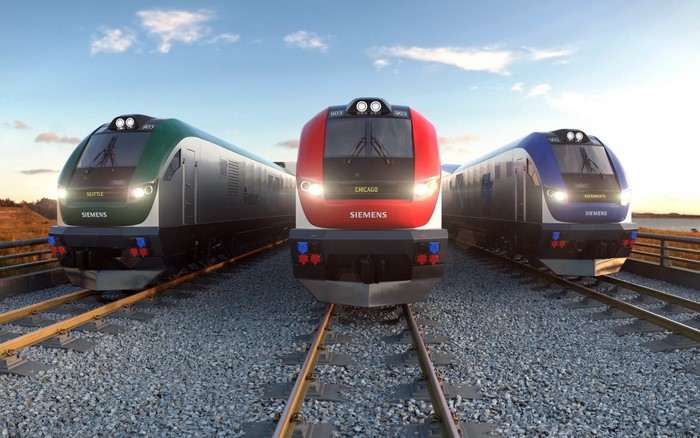Siemens Charger trains in Seattle, Chicago, and Sacramento