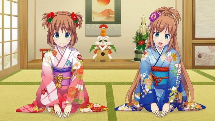 Madobe Ai and Madobe Yuu in Kimonos