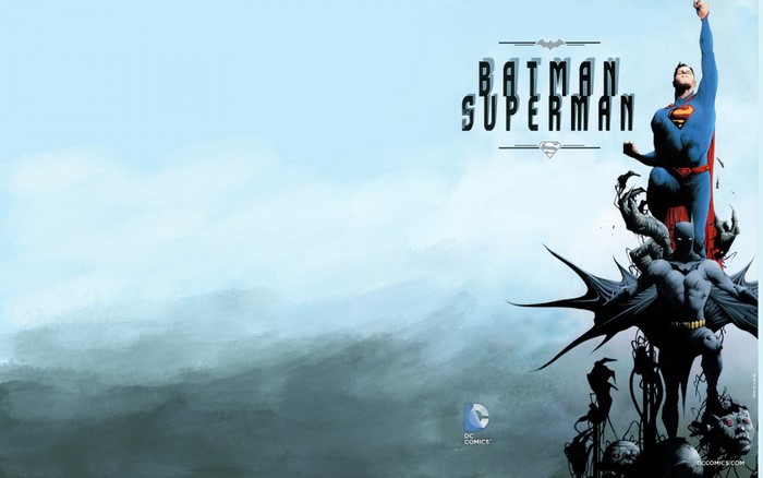 Batman and Superman from DC Comics