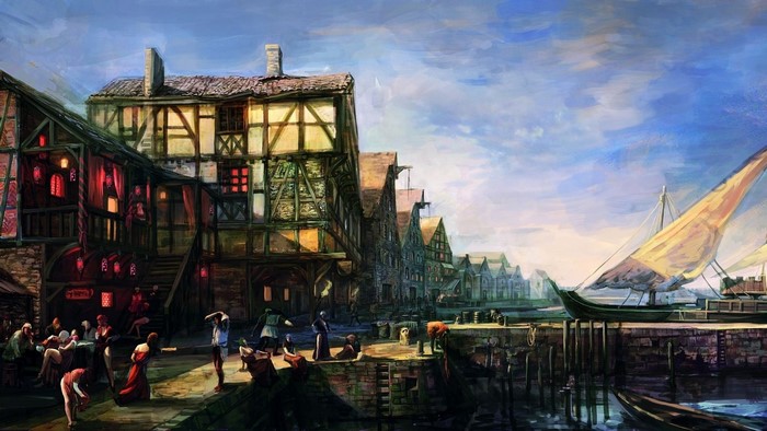 The Witcher 3: Wild Hunt - Novigrad Cityscape