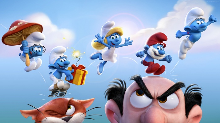 Smurfs and Gargamel from Get Smurfy