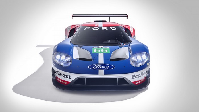 Ford GT race car with number 66