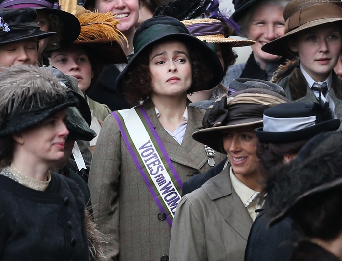 Helena Bonham Carter as a Suffragette