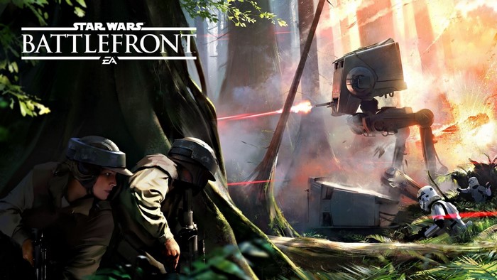 Star Wars Battlefront EA AT-ST Attack