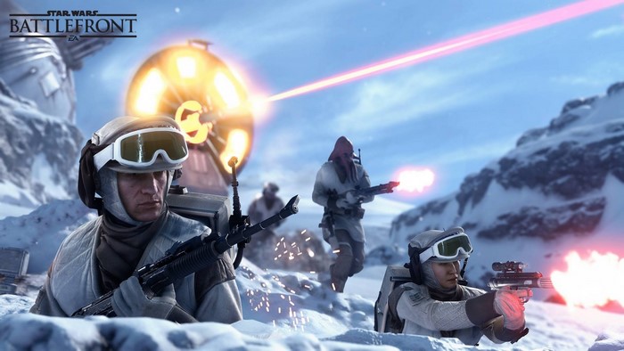 Star Wars Battlefront Rebel Alliance soldiers on Hoth