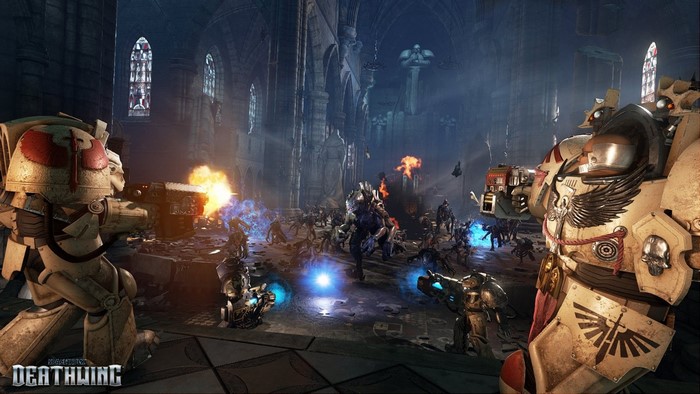 Warhammer 40,000: Space Marine Deathwing battle