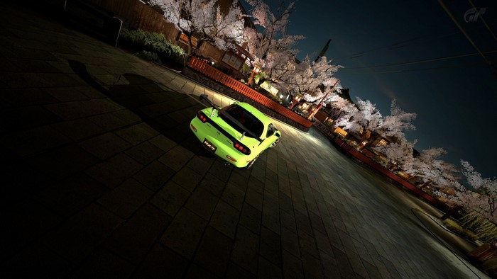 Mazda RX-7 in Gran Turismo 5 at Night