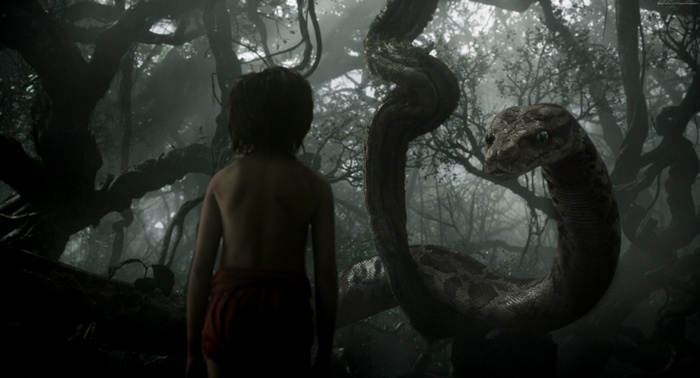 Mowgli and Kaa from The Jungle Book