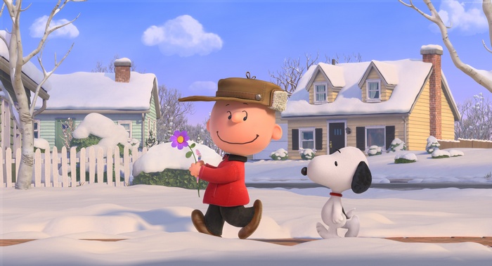 Charlie Brown and Snoopy in Winter from The Peanuts Movie
