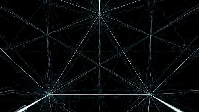 black, monochrome, night, abstract, reflection, CGI, symmetry, blue ...