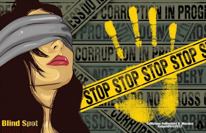 Blind Spot Corruption Illustration