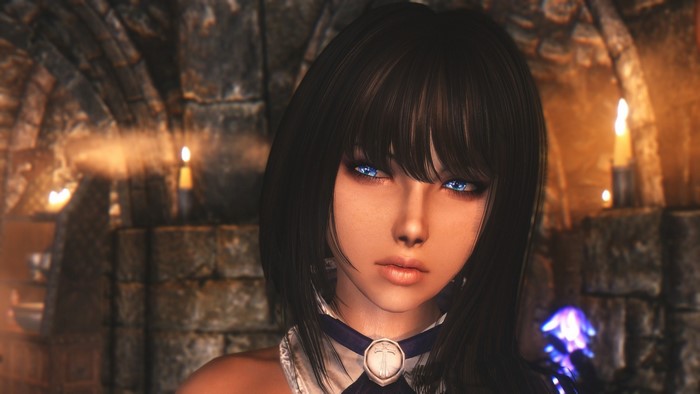 Shanoa from Castlevania in The Elder Scrolls V Skyrim
