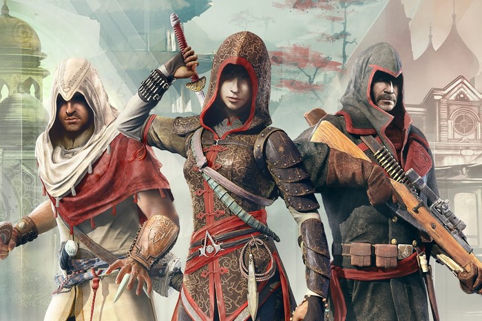 Three Assassins from Assassin's Creed Chronicles