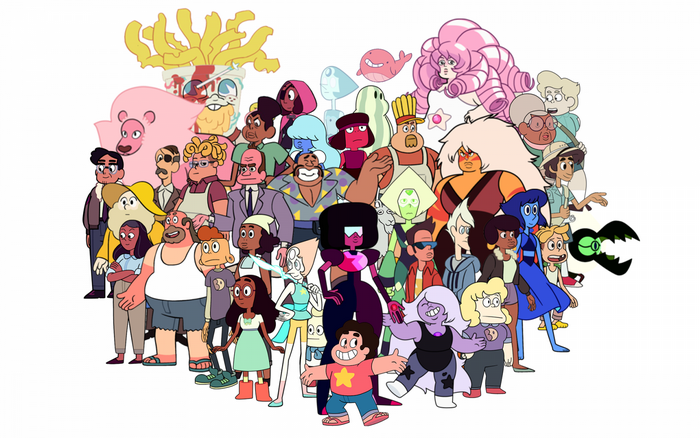 Steven Universe characters illustration