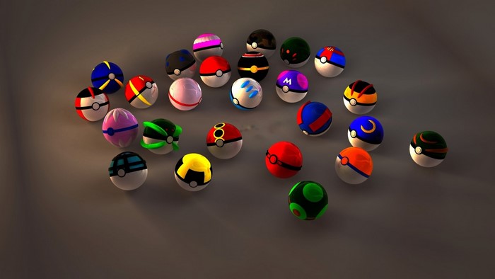 Collection of Pokemon Balls