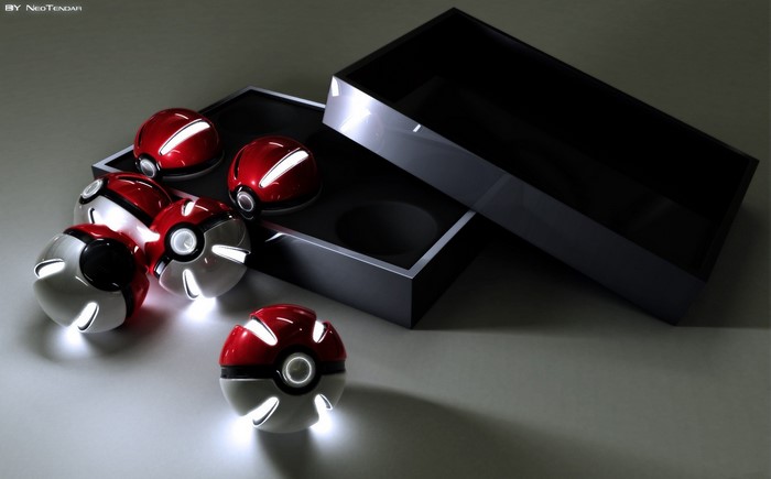 Pokemon Pokeballs in a Box