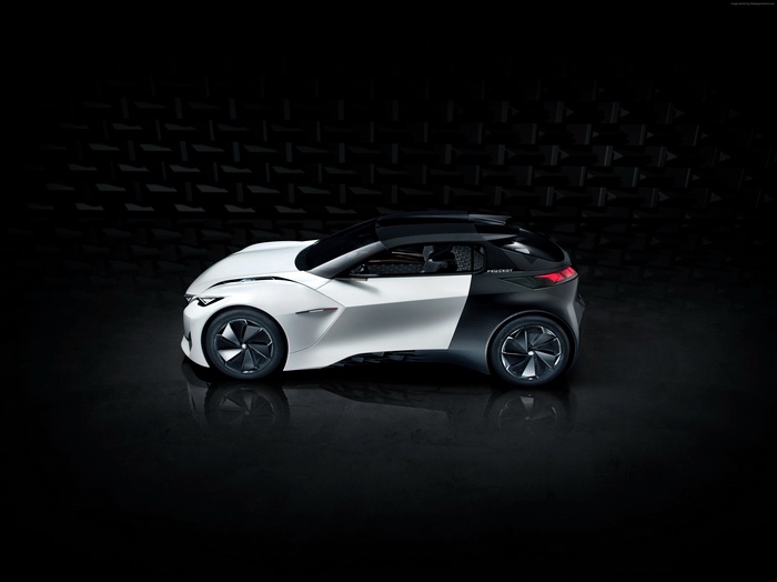 Peugeot Fractal concept electric car