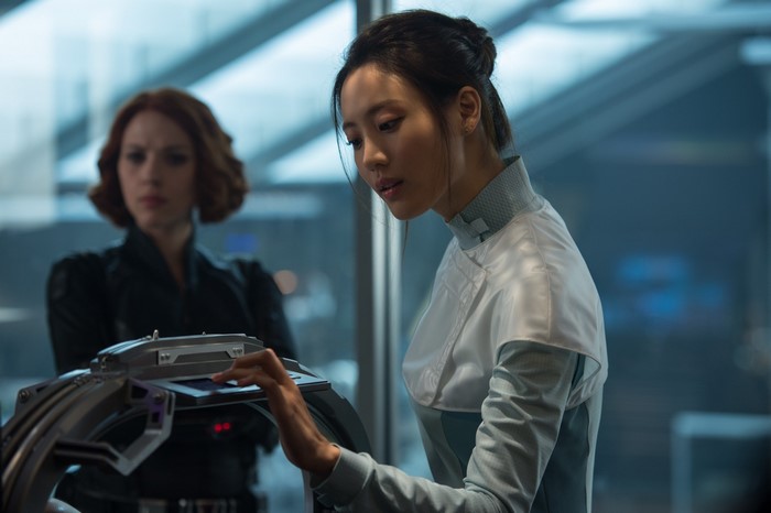 Black Widow and Dr. Helen Cho from Avengers: Age of Ultron