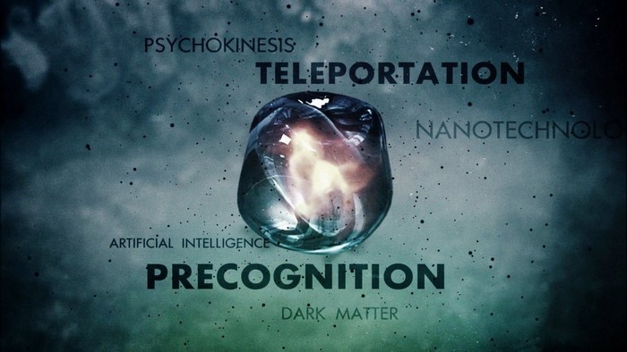 Fringe TV Series Poster with Sci-Fi Concepts