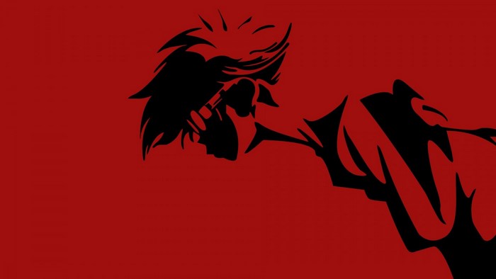 Spike Spiegel from Cowboy Bebop silhouette