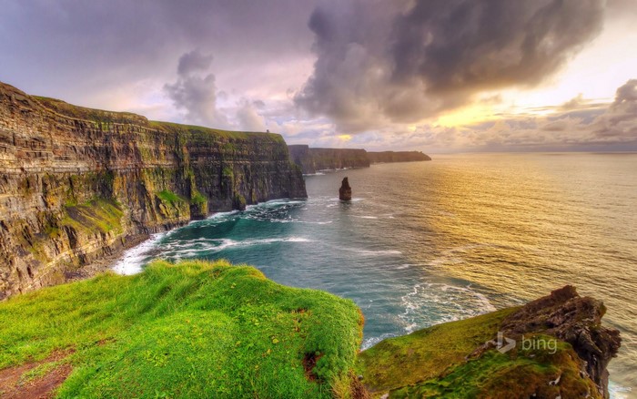 Cliffs of Moher, Ireland at Sunset