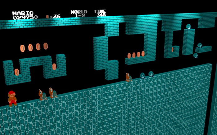 Mario from Super Mario Bros. on NES
